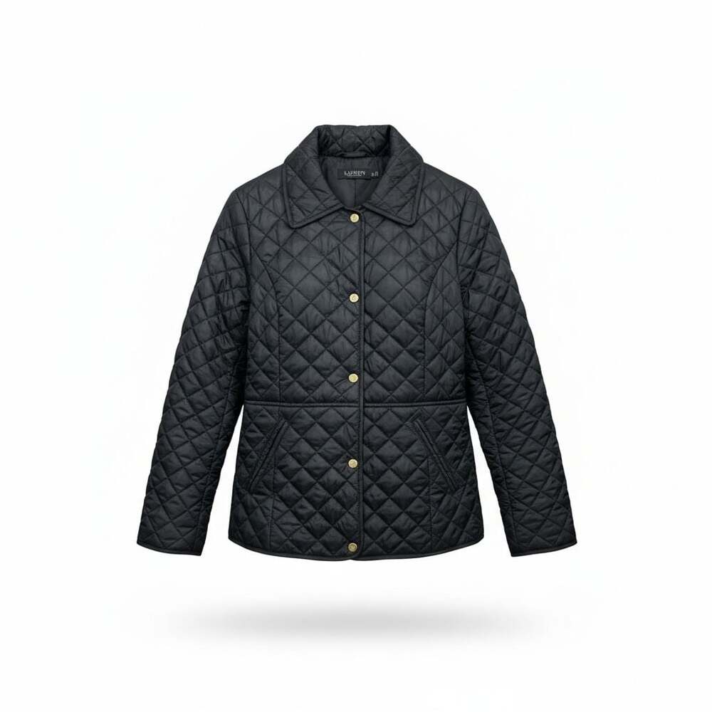 Lauren Ralph Lauren Black Diamond Quilted Barn Jacket